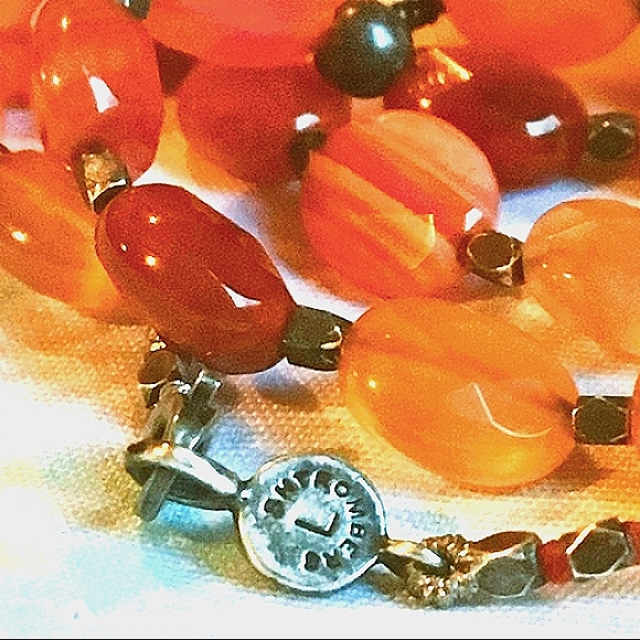 📌Sold locally📌Citrine & carnelian necklace - Picture 5 of 5